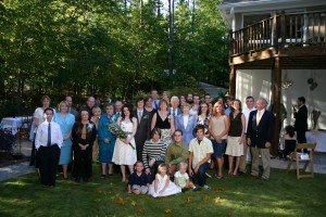 Some of our 10 children & 17 grandchildren